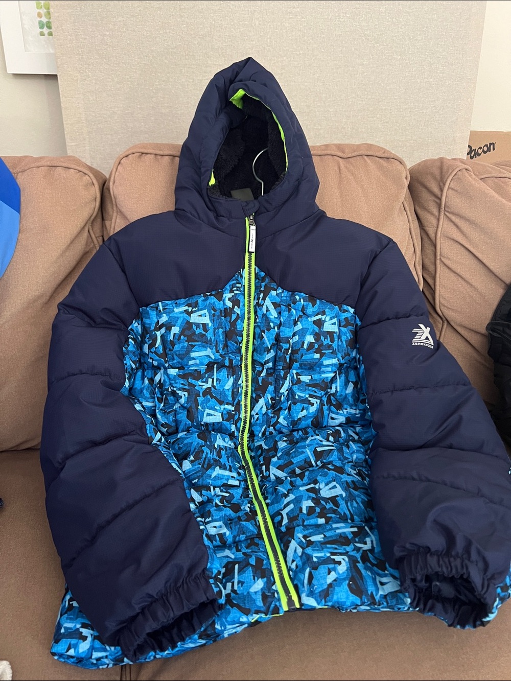ZeroXposur boys blue Puffer Jacket